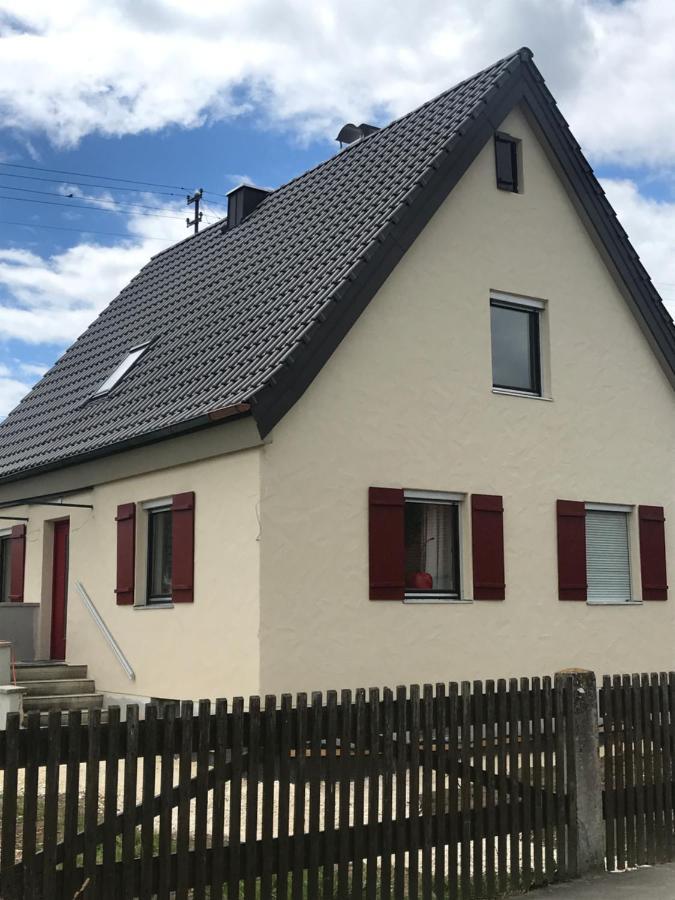 Ferienhaus Bei Lauingen, Mit Sauna Und Gartenlounge Veitriedhausen Dış mekan fotoğraf